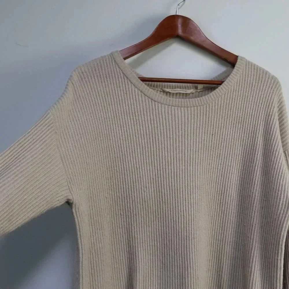 Soft Surroundings cream knit sweater size medium - Picture 9 of 13